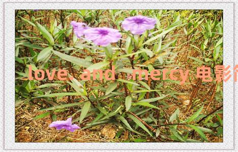love. and   mercy 电影简介？love and medicine